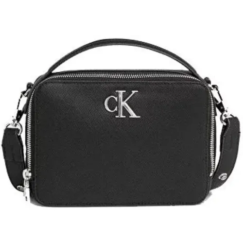Minimal Monogram Camera Women's Bag , female, Sizes: ONE SIZE - Calvin Klein - Modalova