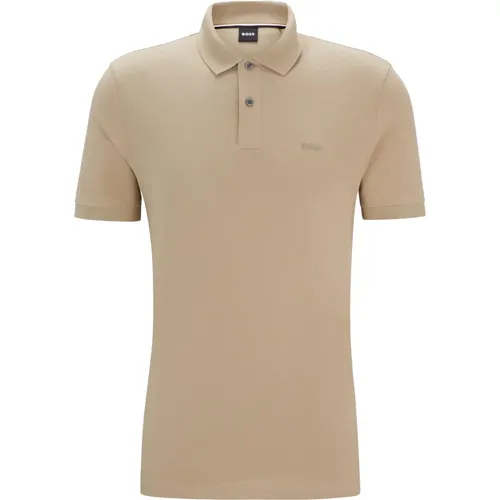 Pique Polo Shirt , Herren, Größe: 2XL - Boss - Modalova