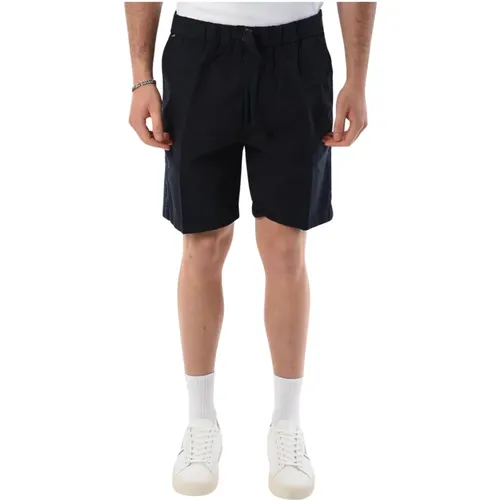 Cotton Bermuda Shorts with Elastic Waist , male, Sizes: S, M, 2XL, XL - Hugo Boss - Modalova