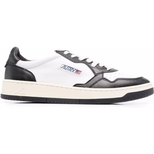 Low-top Leather Sneakers White , male, Sizes: 12 UK - Autry - Modalova