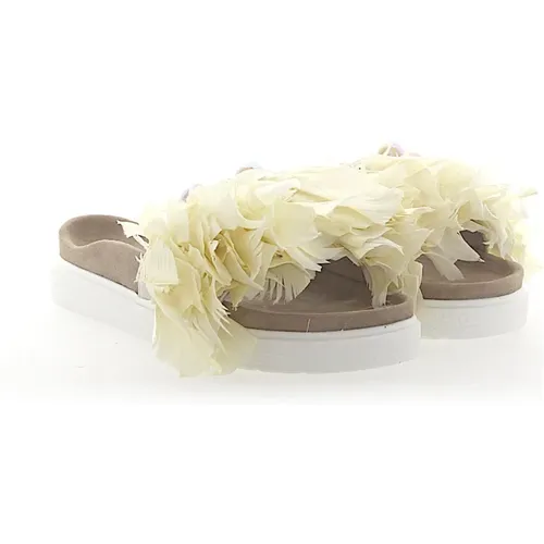 Pearl Calf Leather Sandals , female, Sizes: 3 UK - Inuikii - Modalova
