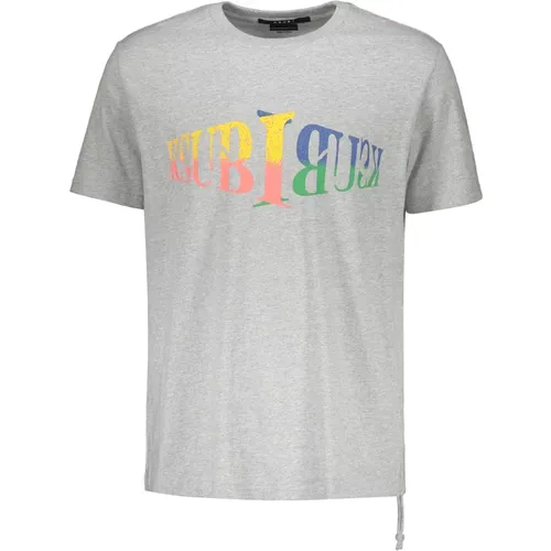 T-Shirts, male, , Size: 2XL Printed Cotton T-shirt - Ksubi - Modalova