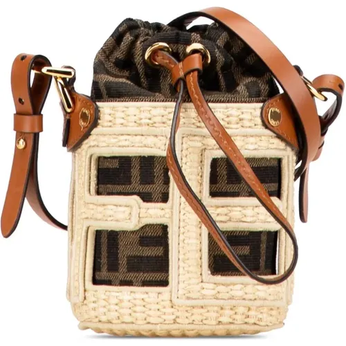 Pre-owned Bucket Bags, female, , Size: ONE SIZE Pre-owned Bucket Bag - Fendi Vintage - Modalova