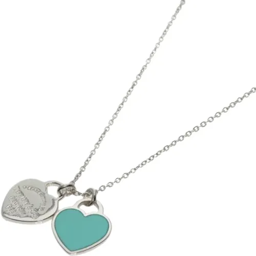 Pre-owned Silver necklaces , female, Sizes: ONE SIZE - Tiffany & Co. Pre-owned - Modalova