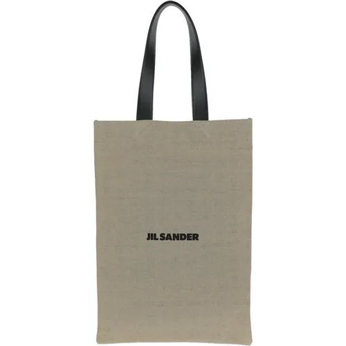 Tote Bags, male, , Size: ONE SIZE Classic Book Tote Bag - Jil Sander - Modalova