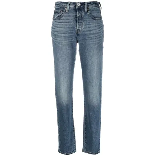 Levi's, Stand Off Original Cropped Jeans , Damen, Größe: W24 L28 - Levis - Modalova