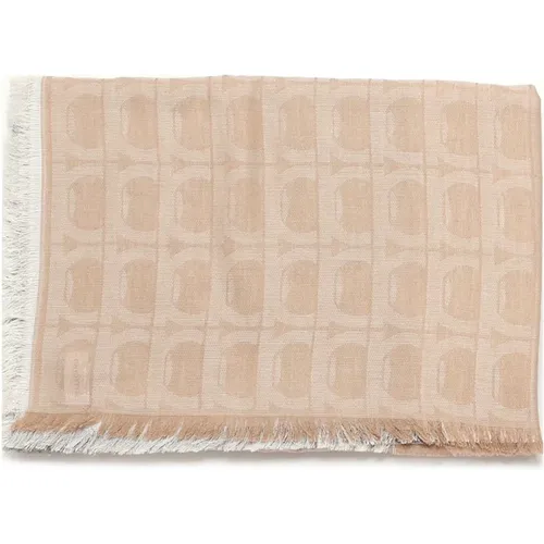Scarves, male, , Size: ONE SIZE Scarf - Ferragamo - Modalova