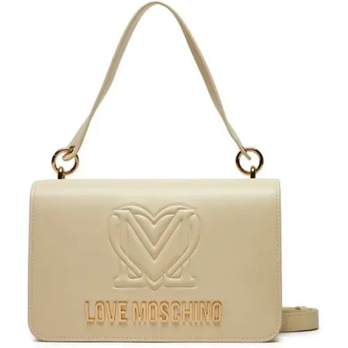 Handbags, female, , Size: ONE SIZE Stylish Shoulder Bag - Large - Love Moschino - Modalova