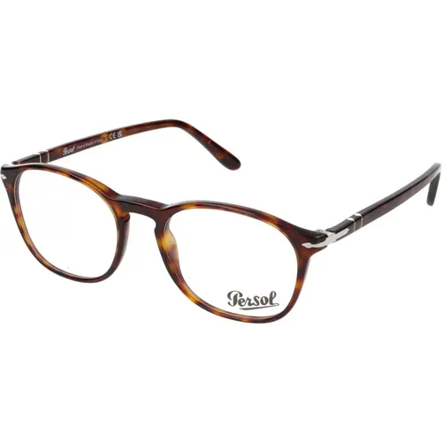 Glasses, male, , Size: 52 MM Stylish Eyeglasses - Persol - Modalova