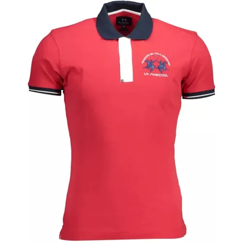 Slim Fit Polo Shirt with Embroidery , male, Sizes: S, M - LA MARTINA - Modalova