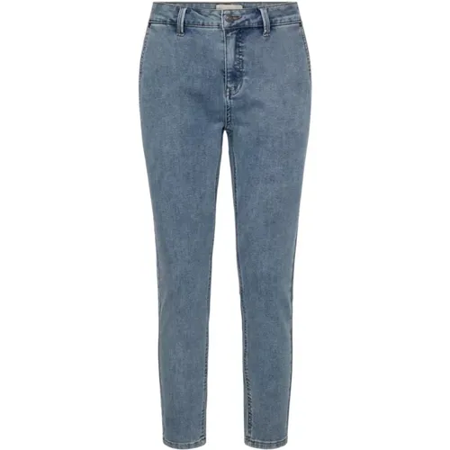 Stylische Jane Jeans Hellblau , Damen, Größe: 2XL - FREEQUENT - Modalova