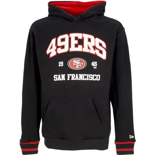 Hoodies, male, , Size: S San Francisco 49ers Oversized Hoodie /Scarlet - new era - Modalova