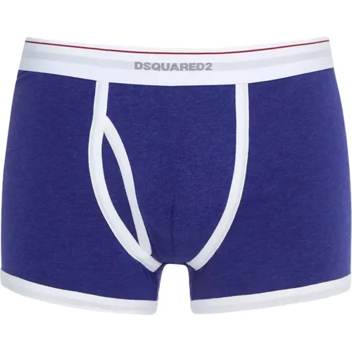 Marine Logo Boxers , Herren, Größe: S - Dsquared2 - Modalova