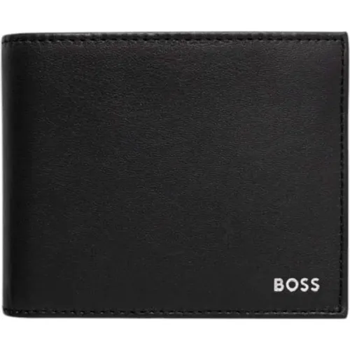 Wallets & Cardholders, male, , Size: ONE SIZE Leather Men's Wallet Spring/Summer Collection - Hugo Boss - Modalova