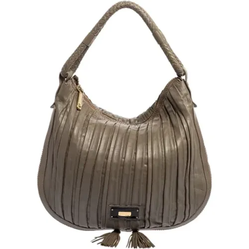 Pre-owned Leder Handtaschen , Damen, Größe: ONE Size - Armani Pre-owned - Modalova