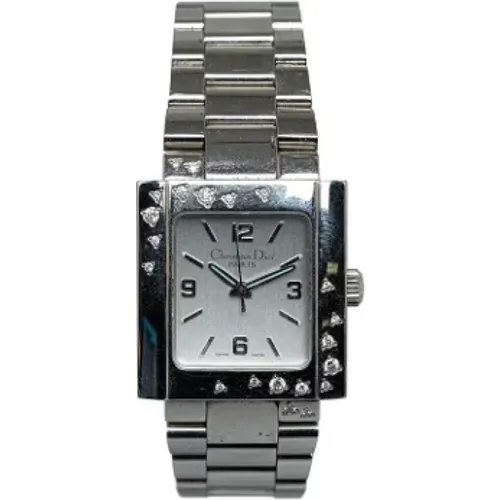 Pre-owned Stainless Steel watches , female, Sizes: ONE SIZE - Dior Vintage - Modalova