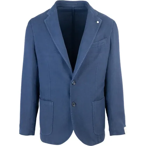 Blaue Sportliche 1911 Jack Jacke , Herren, Größe: L - Lubiam - Modalova