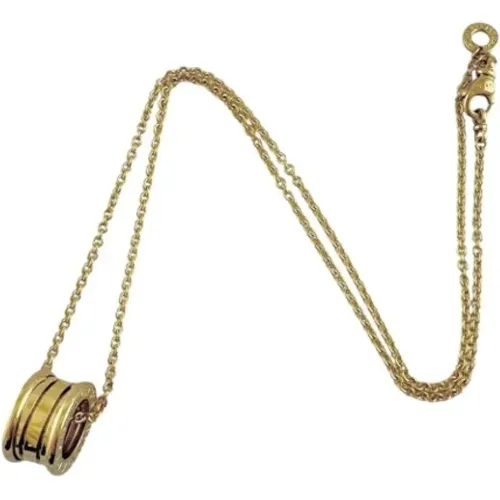 Pre-owned Jewellery, female, , Size: ONE SIZE Pre-owned Gold necklaces - Bvlgari Vintage - Modalova