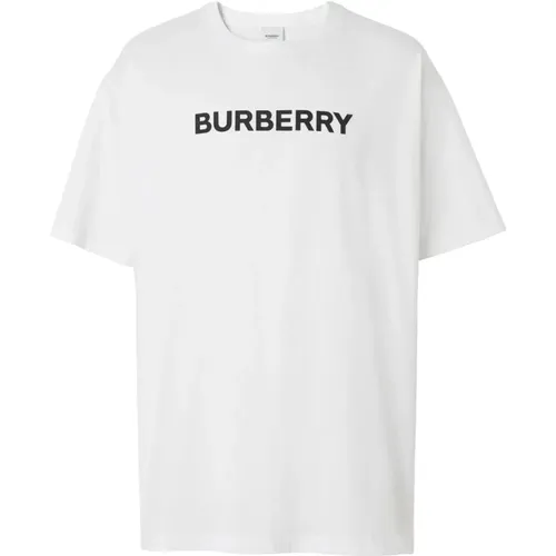 Logo Print Baumwoll T-shirt - Burberry - Modalova