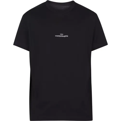 Logo Detail Jersey T-Shirt , male, Sizes: L, M, S - Maison Margiela - Modalova