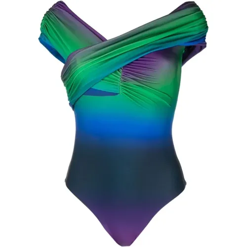 Bodysuit mit abstraktem Muster , Damen, Größe: M - Stine Goya - Modalova