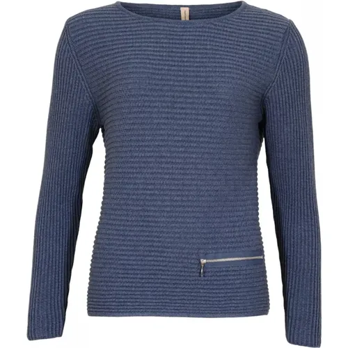 Pullover mit Rundhalsausschnitt , Damen, Größe: 2XL - Skovhuus - Modalova