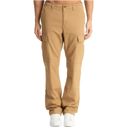 Chinos, male, , Size: W34 Stylish Logo Detail Zipper Pocket Pants - Michael Kors - Modalova