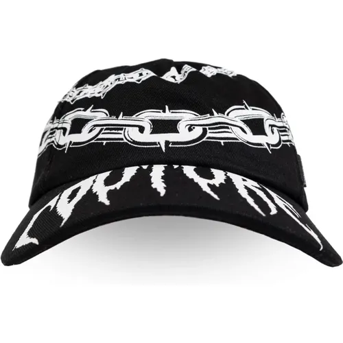 Caps, male, , Size: ONE SIZE Cap - Versace Jeans Couture - Modalova