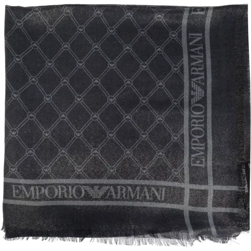 Monogramm Schal Emporio Armani - Emporio Armani - Modalova