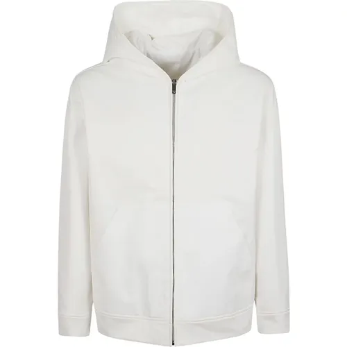 Zip-throughs, male, , Size: M Diagonal Memory Jacket in Polyester - Valentino Garavani - Modalova