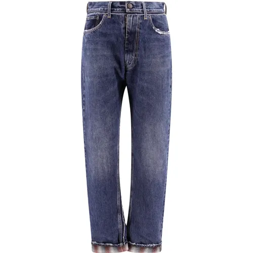 Blaue Jeans Aw23 Fünf Taschen Reißverschluss - Maison Margiela - Modalova