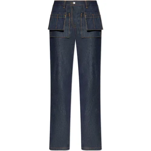 Jeans mit Taschen , Damen, Größe: W28 - Helmut Lang - Modalova