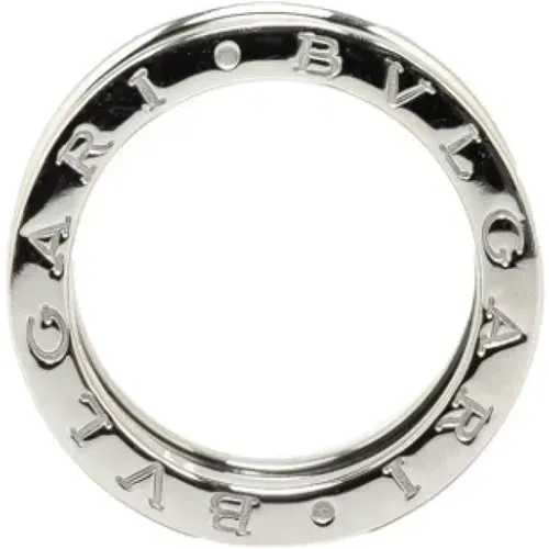 Pre-owned Jewellery, female, , Size: ONE SIZE Pre-owned White Gold rings - Bvlgari Vintage - Modalova