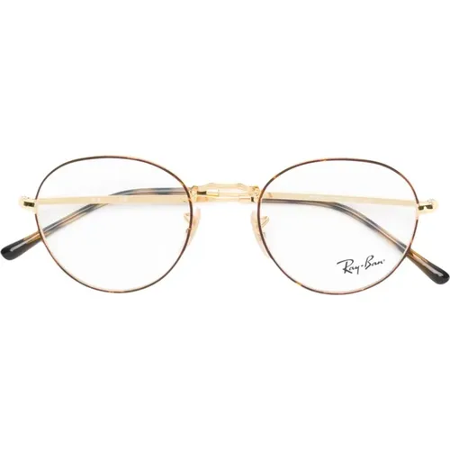 Braun/Havana Opche Brille , Damen, Größe: 49 MM - Ray-Ban - Modalova