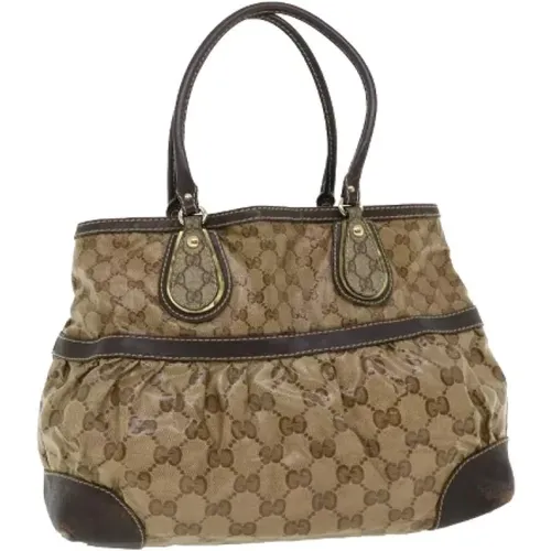 Pre-owned Shoulder Bags, female, , Size: ONE SIZE Pre-owned Canvas gucci-bags - Gucci Vintage - Modalova