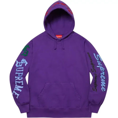 Lila Multi Logo Kapuzenpullover Limited Edition - Supreme - Modalova