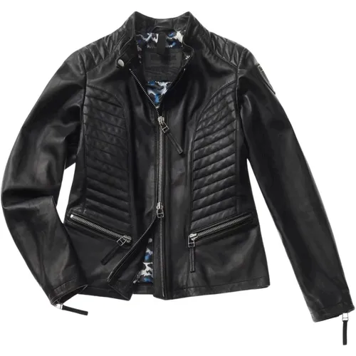 Timeless Womens Leather Jacket , female, Sizes: M - Blauer - Modalova