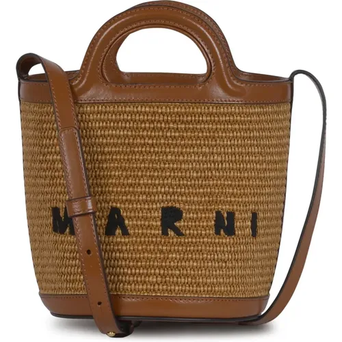 Bucket Bags, female, , Size: ONE SIZE Tropicalia Small Bucket Bag - Marni - Modalova