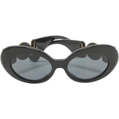 Pre-owned Acetate sunglasses , female, Sizes: ONE SIZE - Versace Pre-owned - Modalova