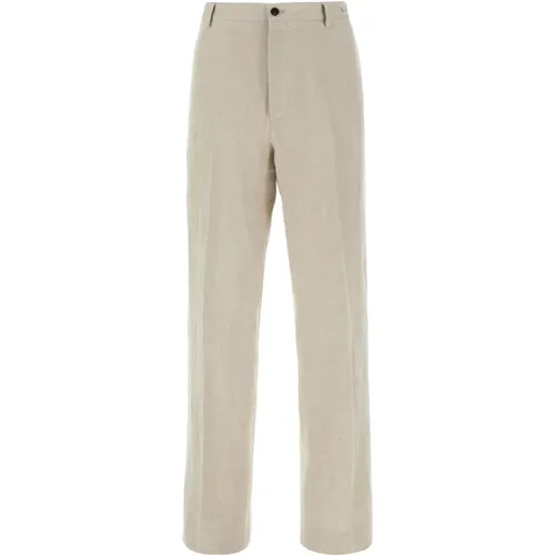 Straight Trousers, male, , Size: XL Stylish Pants for Men - Salvatore Ferragamo - Modalova