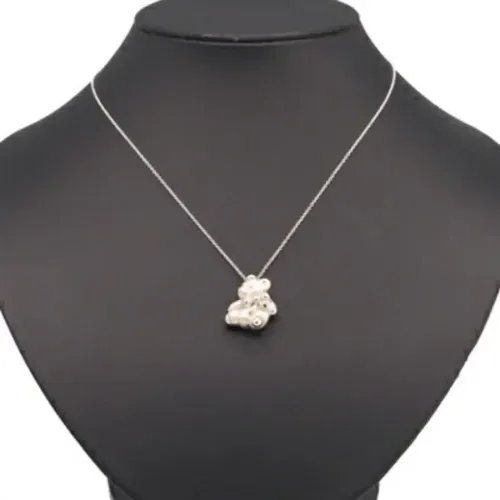 Pre-owned Jewellery, female, , Size: ONE SIZE Pre-owned Silver necklaces - Tiffany & Co. Pre-owned - Modalova