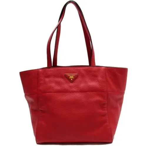 Pre-owned Tote Bags, female, , Size: ONE SIZE Pre-owned Leather prada-bags - Prada Vintage - Modalova