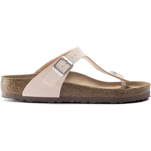 Gizeh Bfbc Earthy Veg Light Rose Veg Flip-flops , Damen, Größe: 36 EU - Birkenstock - Modalova