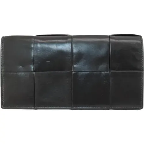 Pre-owned Leather wallets , female, Sizes: ONE SIZE - Bottega Veneta Vintage - Modalova