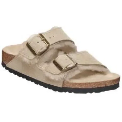 Flache Schuhe , Damen, Größe: 39 EU - Birkenstock - Modalova