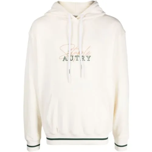 Hoodies, male, , Size: XS Embroidered Logo Sweatshirt - Autry - Modalova