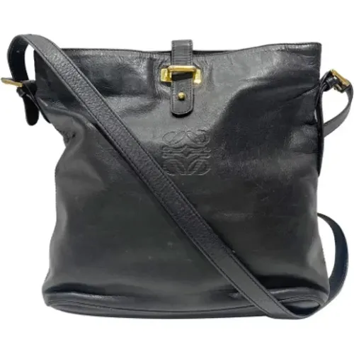 Pre-owned Cross Body Bags, female, , Size: ONE SIZE Pre-owned Leather shoulder-bags - Loewe Pre-owned - Modalova