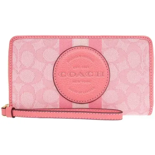 Pre-owned Wallets, female, , Size: ONE SIZE Pre-owned Canvas wallets - Coach Pre-owned - Modalova