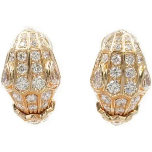 Pre-owned Jewellery, female, , Size: ONE SIZE Pre-owned Metal earrings - Bvlgari Vintage - Modalova