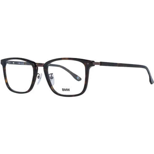 Glasses, male, , Size: ONE SIZE Square Tortoise Optical Frames - BMW - Modalova